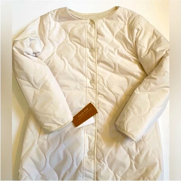 Koolaburra by UGG NWT Reversible Sherpa Quilted Jacket size Small - Picture 4 of 14